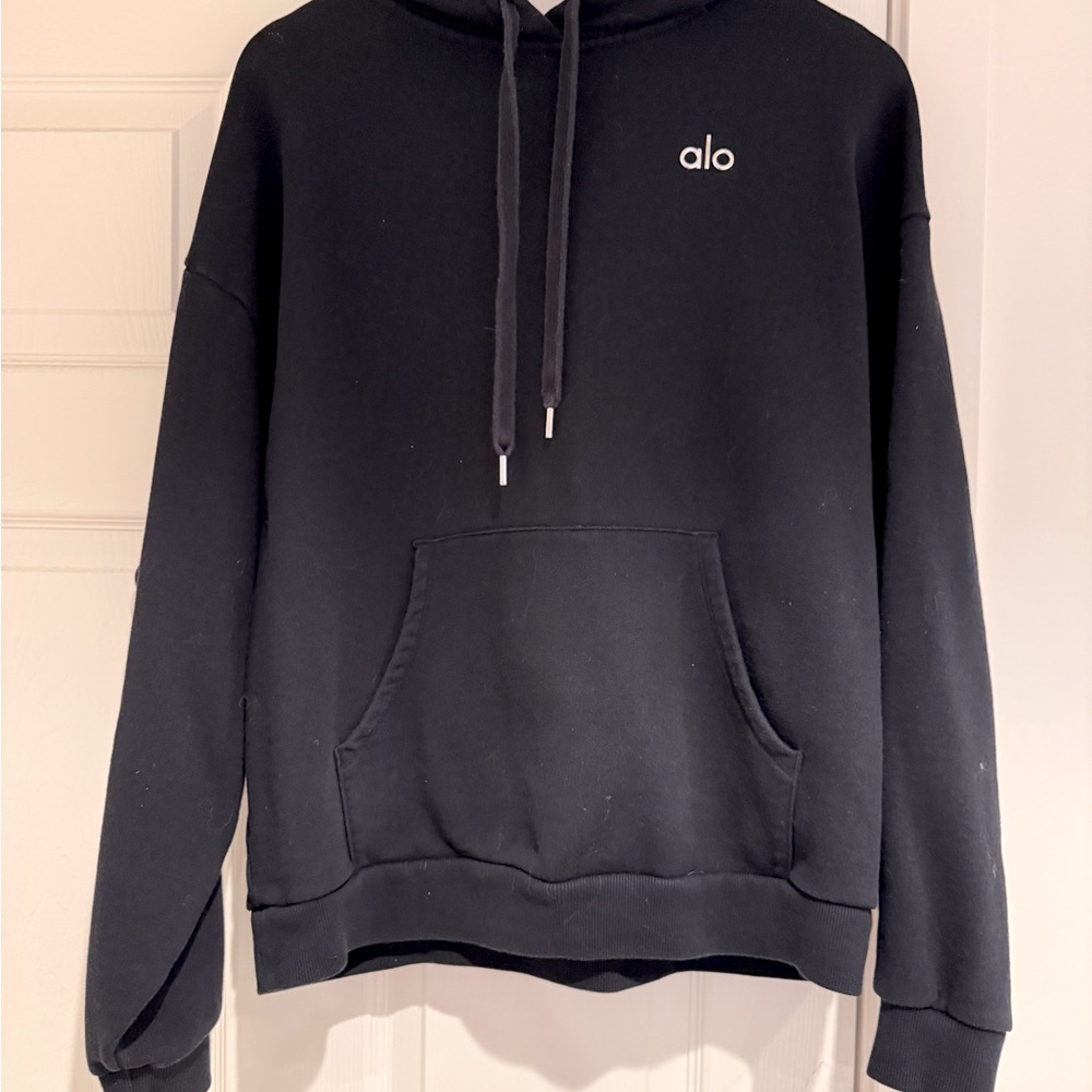 ALO Accolade Black Hoodie - Medium